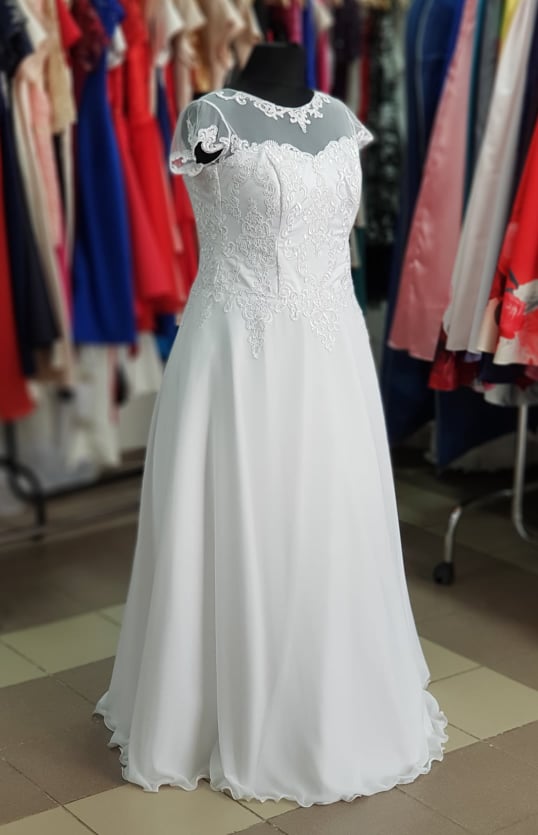 Svadobné šaty vo veľkosti  L -  XXL