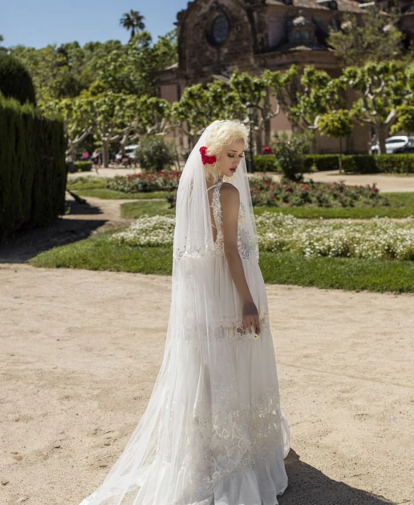 Svadobné/spoločenské šaty pre boho nevestu 