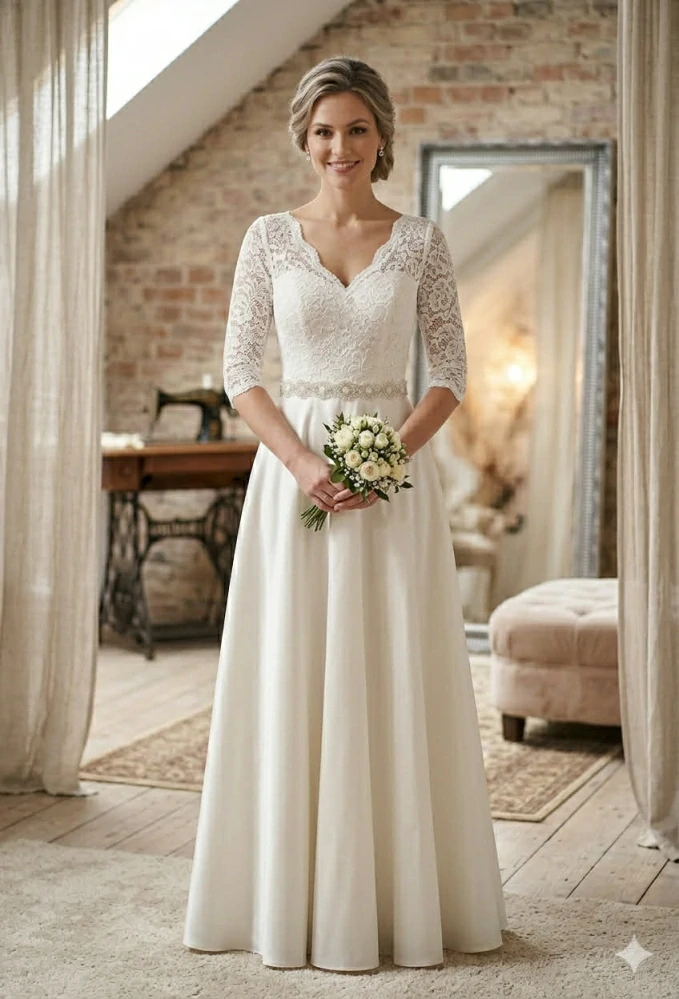 Svadobné šaty vo veľkosti  XS/S/M