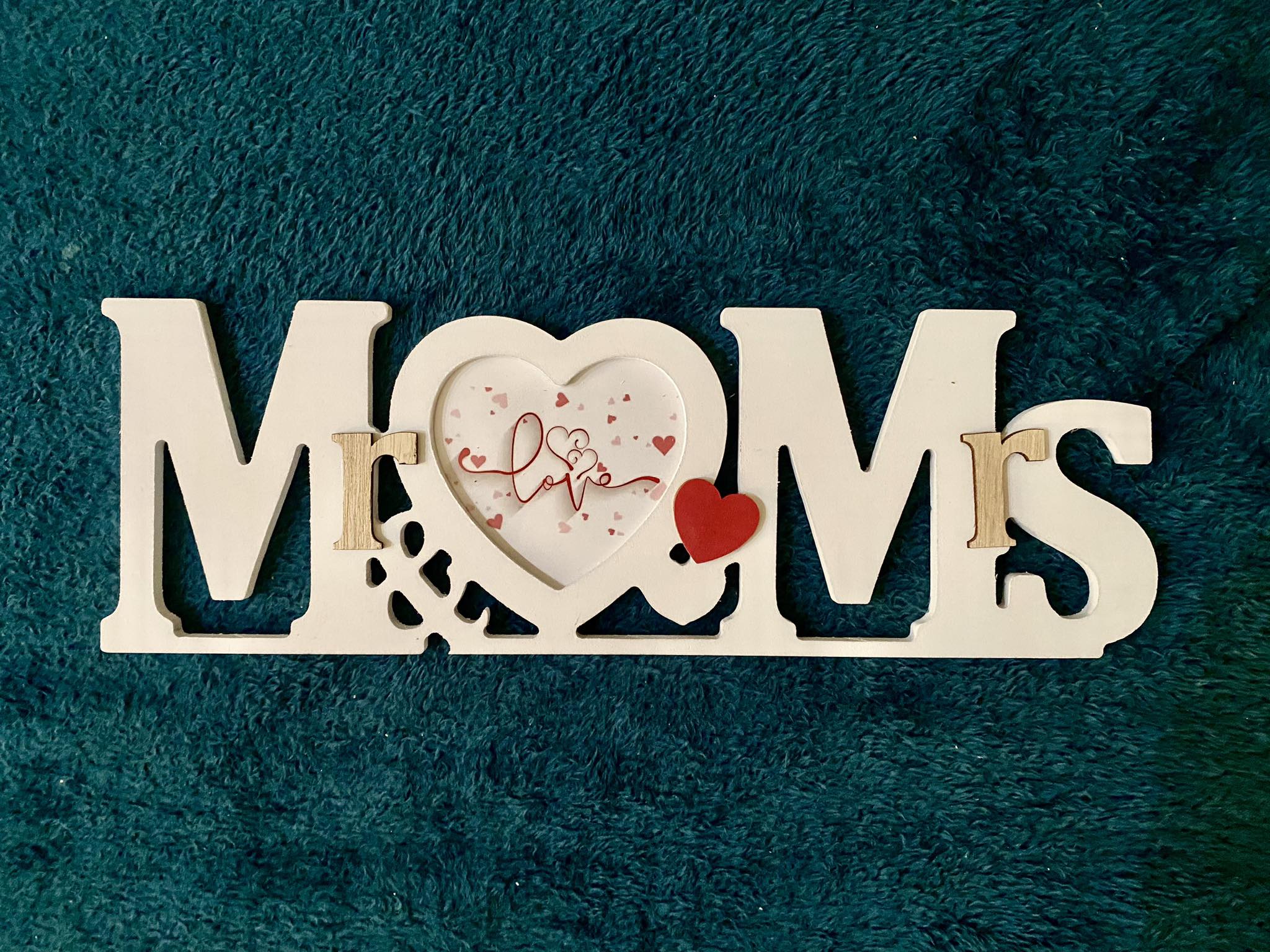 Tabuľka na stôl Mr/Mrs