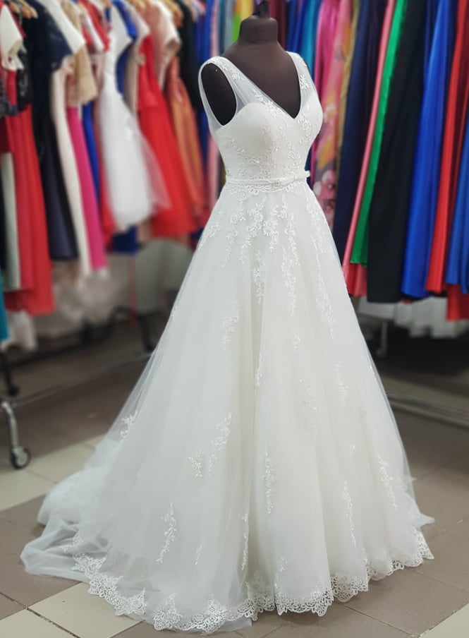 Svadobné šaty - S/M