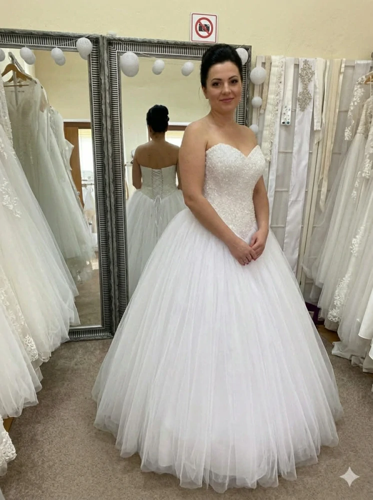 Svadobné šaty vo veľkosti  S/M/L