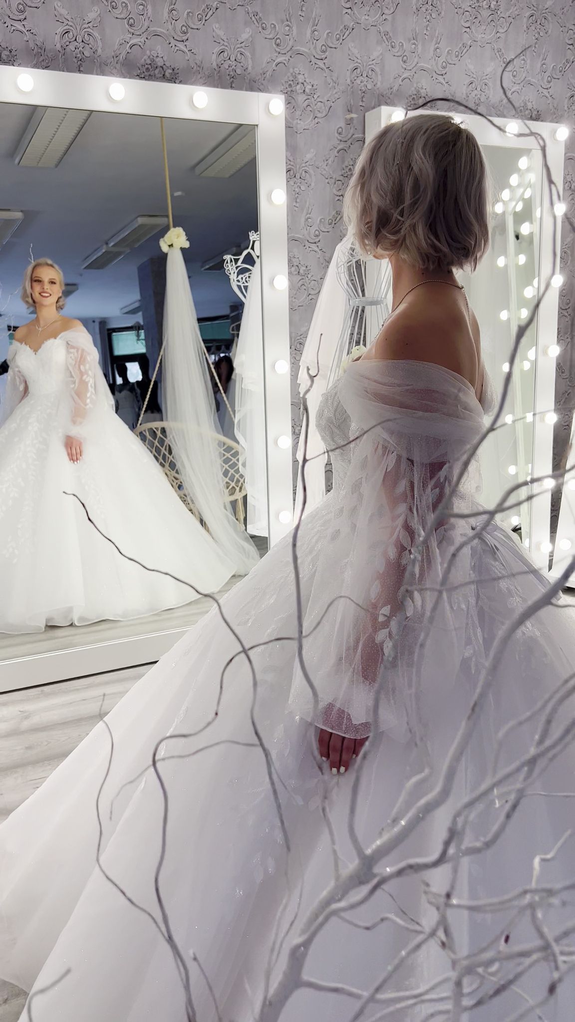 Svadobné šaty vo veľkosti M/L/XL 