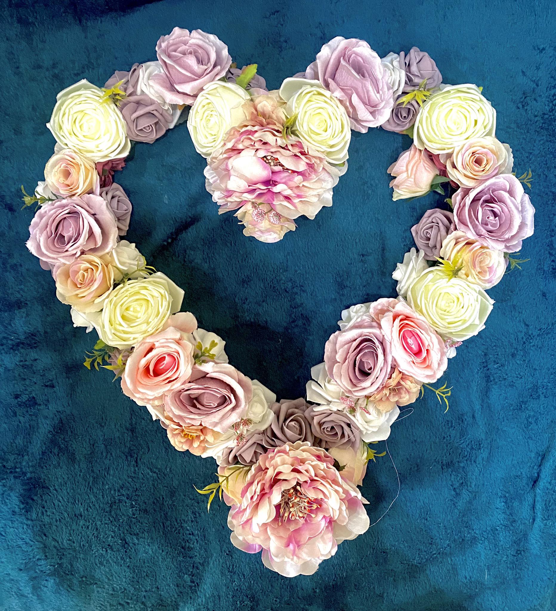 Výzdoba na svadobné auto - veľké srdce