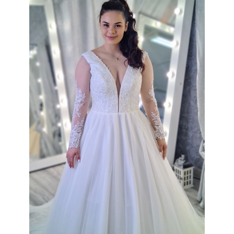 Svadobné šaty Leandra - S/M