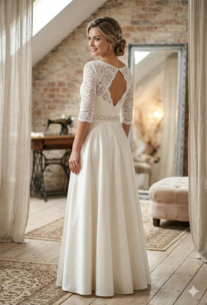 Svadobné šaty vo veľkosti  XS/S/M