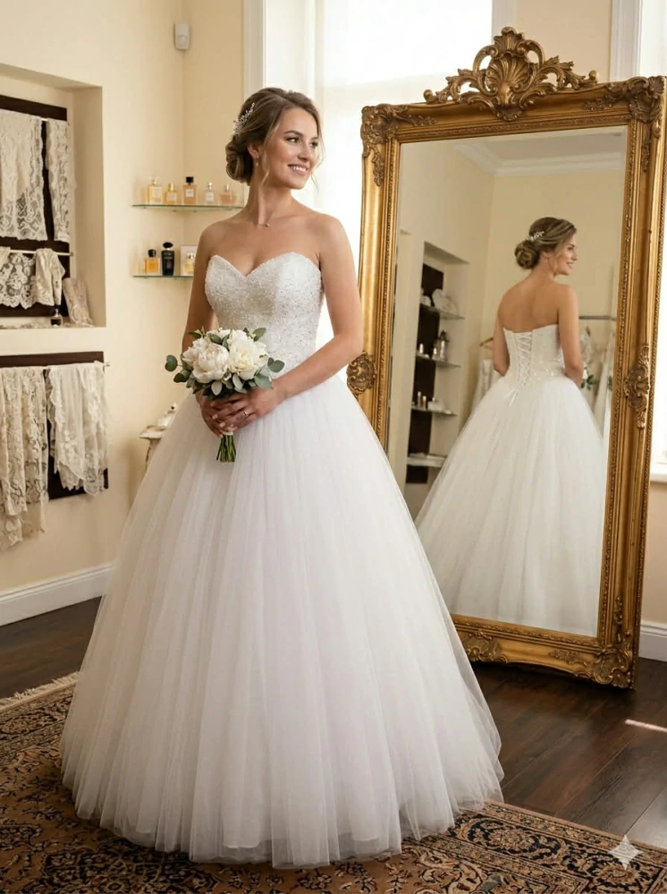 Svadobné šaty vo veľkosti  S/M/L