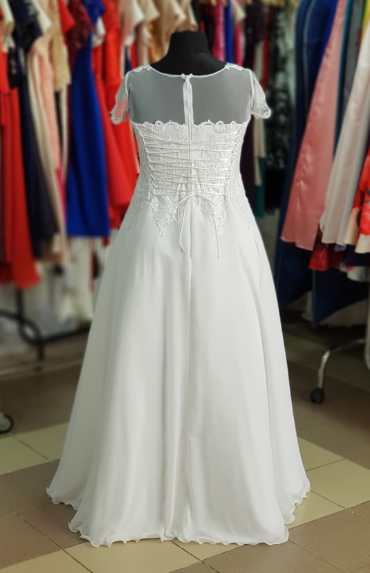 Svadobné šaty vo veľkosti  L -  XXL