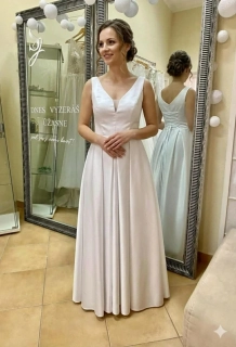 Saténové šaty S/M/L